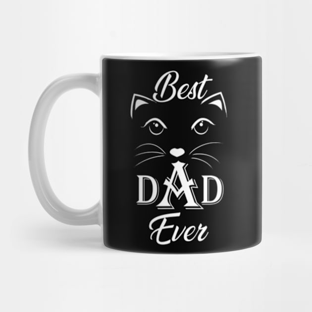 Best Cat Dad Ever Cat Daddy Father Day 0H by StuSpenceart